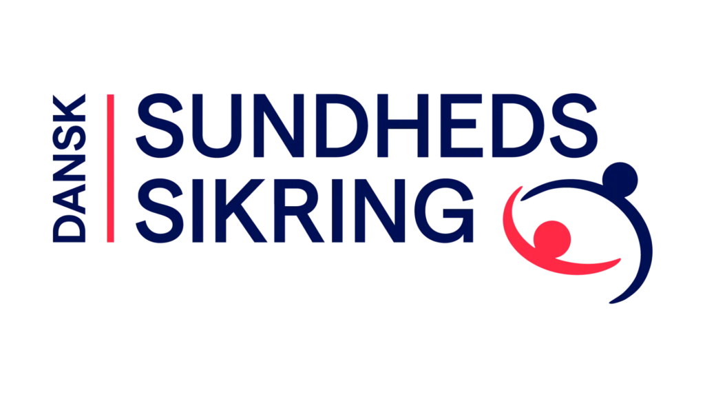 Sundhedsikring samarbejde logo med sundhedsrelateret symbol.